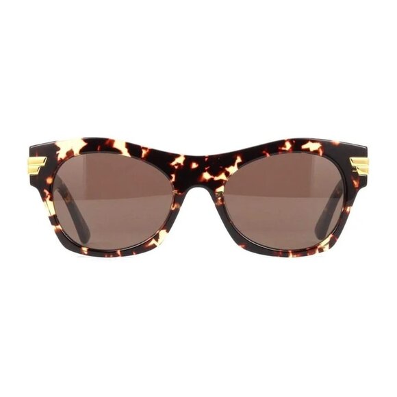 NEW  BOTTEGA VENETA SUNGLASSES HAVANA UNISEX EYEWEAR BOTTEGA VENETA BV1103S 002 - Picture 2 of 3